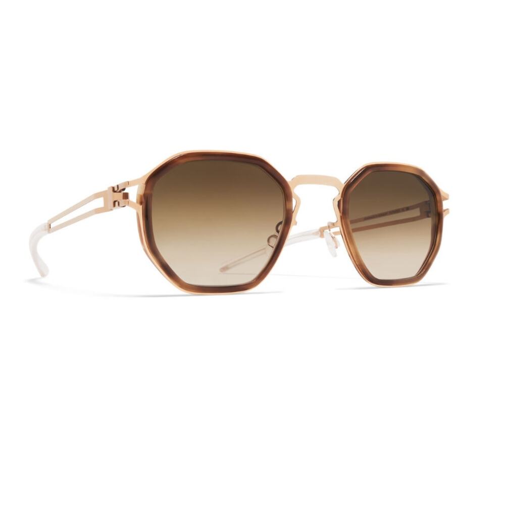 Mykita Women's Champagne Gold Gia F0IG Eyewear Sunglasses